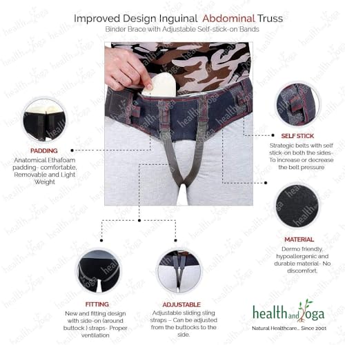 Cinturón para Hernia Inguinal para Hombre Talla Large miniatura 4