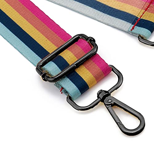 Image of ZOOEASS Nickel Buckles Wide Shoulder Strap Adjustable Replacement Belt Gun Buckles Guitar Style Crossbody Bag Strap