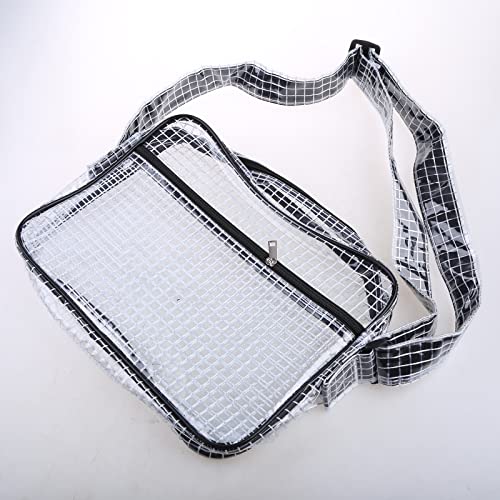 Clear Crossbody Bag, 13.77 X 9.84 X 3.14 Inch Anti-Static Cleanroom Engineer Bag For Semiconductor Cleanroom Clear Pvc Bags Tool Bags #TOP3