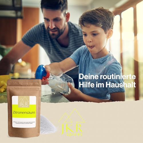 JKR Spices® 200g Zitronensäure Pulver Lebensmittelqualität E330 | Citronensäure als Säuerungsmittel und Konservierungsmittel zum Kochen und… – Ansicht 2