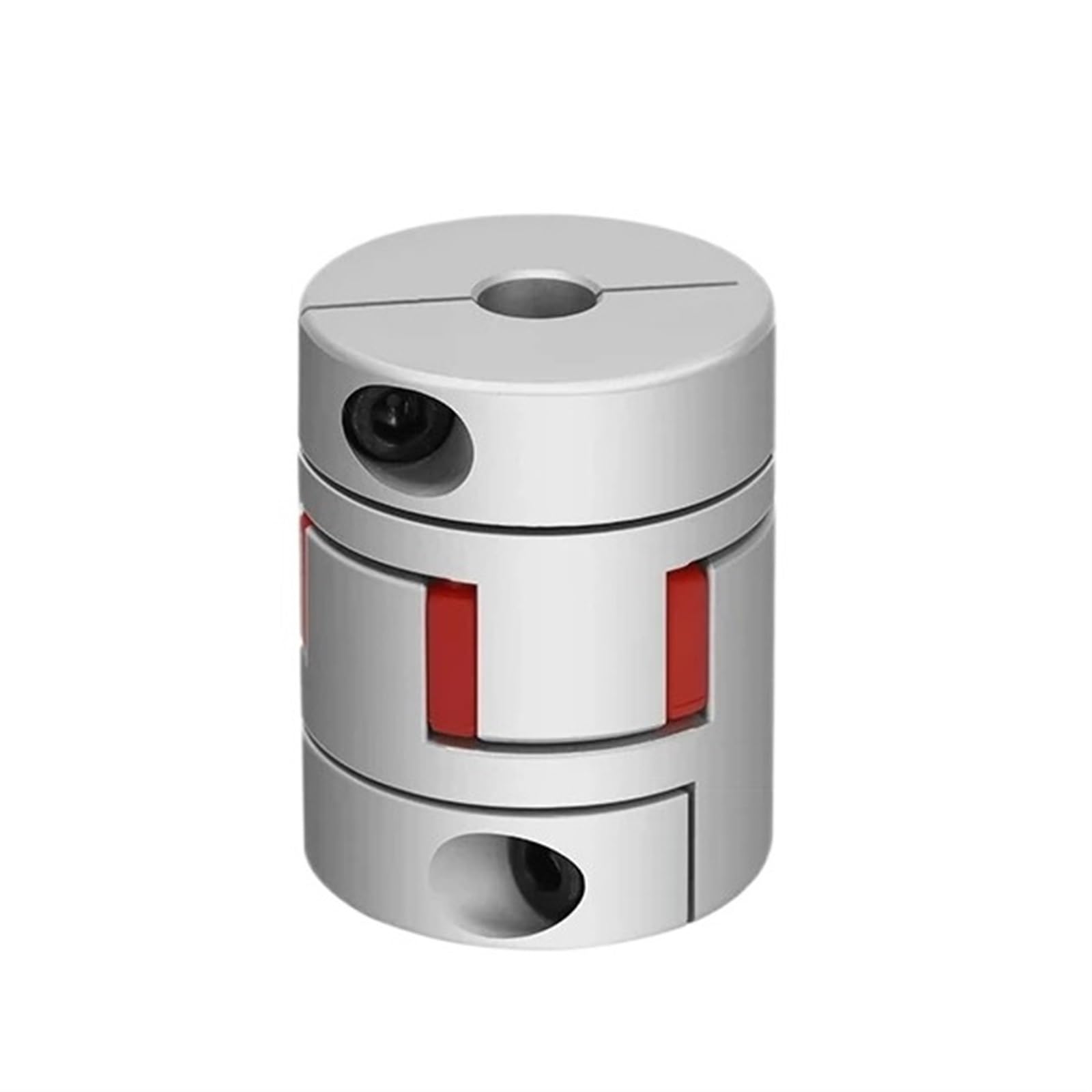 Giunto di serraggio rigido in alluminio Accoppiamento Plum Blossom Encoder a vite a stella elastico a coppia elevata Servomotore in alluminio XB-55X66(XB-55X66-14X14)