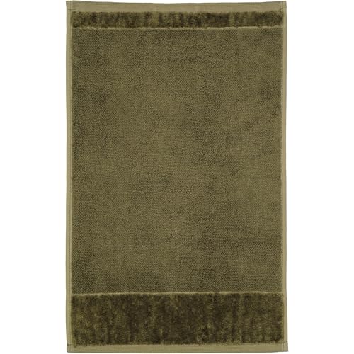 Möve Bamboo Luxe Gästetuch 30 x 50 cm aus 60% Baumwolle / 40% Viskose aus Bambus-Zellstoff, Olive