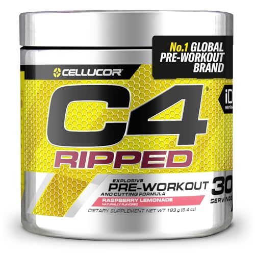 C4 Ripped Sport Powder Supplement, Fruit Punch