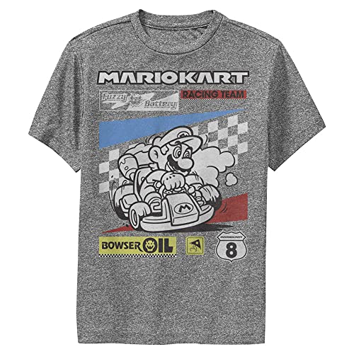 Sweatshirt à capuche Nintendo Kart enfant noir et blanc style damier