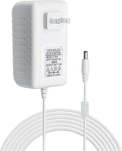 Cable de alimentación blanco de 21 W para Echo Show 5 3 generación 2023, Echo Show 1 generación, Echo 12 generación, cargador adaptador de corriente