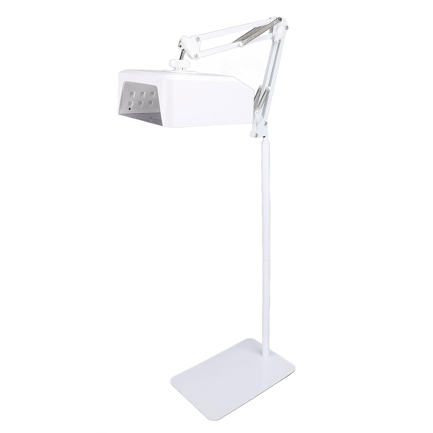 Lâmpada de Unhas de Gel UV 48W, Lâmpada Rotativa de Secador de Unhas de 39LEDs Com Temporizador, Bateria Recarregável, Suporte Dobrável, Bateria de Longa Duração para Uso