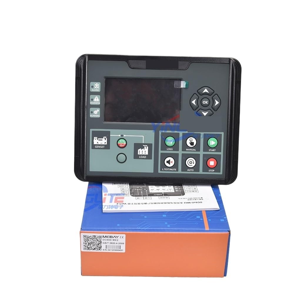 DC60D DC62D Generator Controller LCD Control Panel for Genset Parameter Monitoring DC60DR DC62DR(DC60DR)
