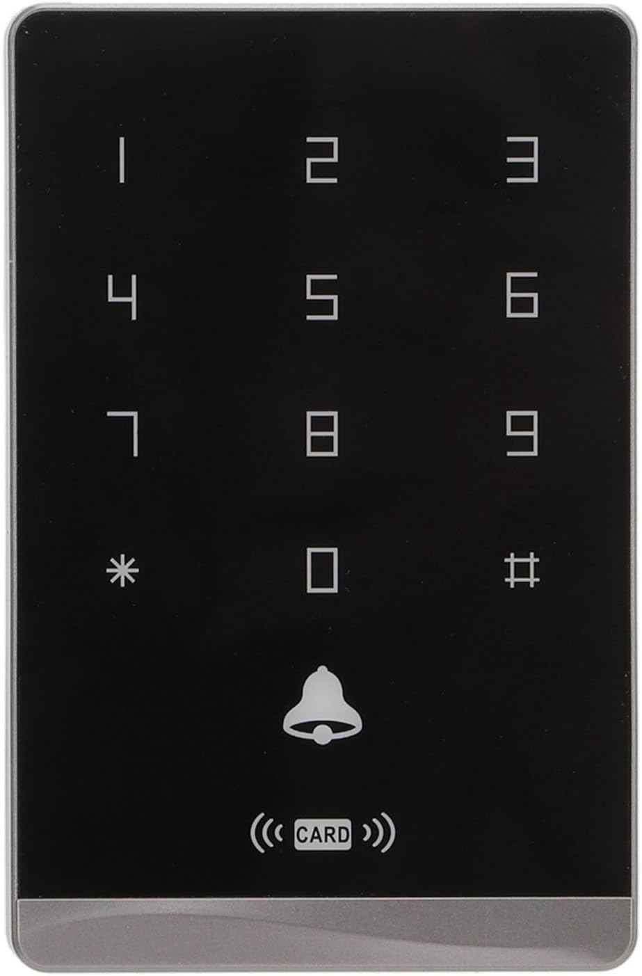 Keypad T Access Control System, ID Card Reader with Back and Door , Industrial Grade ABS l, L Storage Capacity for Buildings and s