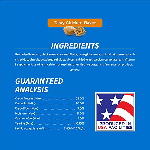 Purina DentaLife Made in USA Facilities Cat Dental Treats, Tasty Chicken Flavor - 19 oz. Pouch - Image 6