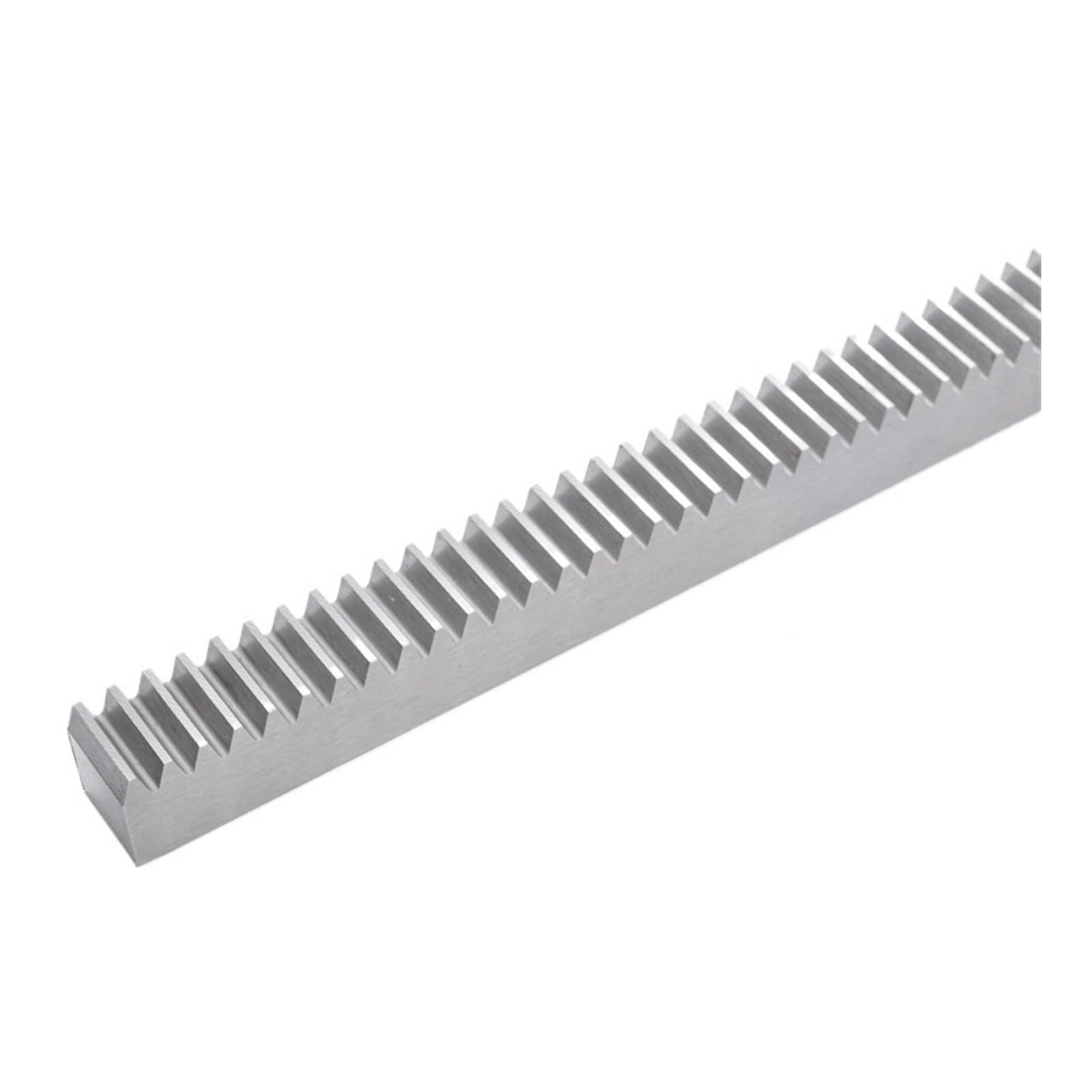 1 unidad de cremallera dentada, 1 módulo, 10x10/12x12/15x15/20x20/10x12/15x15, 45#, carril guía de piñón y cremallera mecánico de acero para equipos CNC(1 Module 10x10x1000mm)