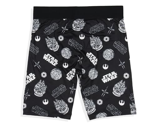 INTIMO Star Wars Mens' Death Star Millennium Falcon Tag-Free Boxers Underwear Boxer Briefs For Adults4