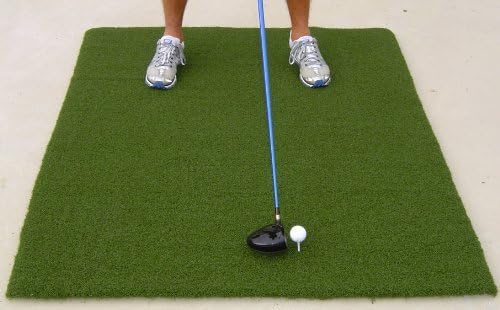 All Turf Mats 48" X 60" XL Super Tee Golf Mat - Holds Any Size Wooden Tee