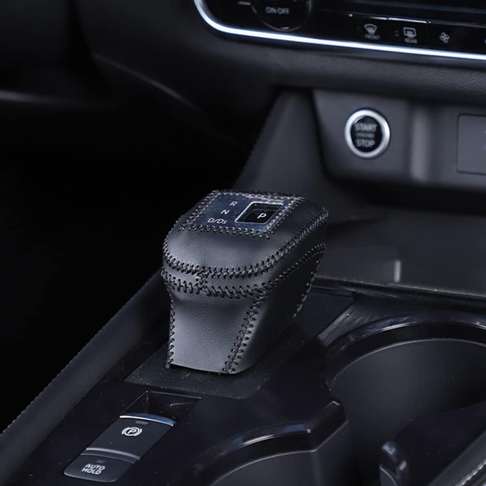 XITER with Rogue Logo Leather Gear Shift Knob Cover for Nissan Rogue
