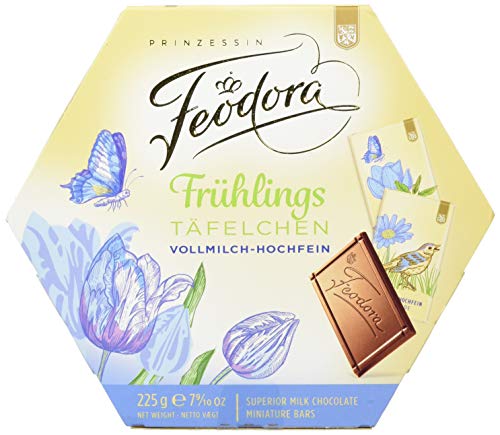Feodora Frühlings-Täfelchen Vollmilch-Hochfein, 4er Pack (4 x 225 g) Cover