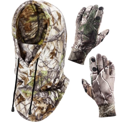 Chicingyou Camouflage Hunting Face Mask & Gloves Set