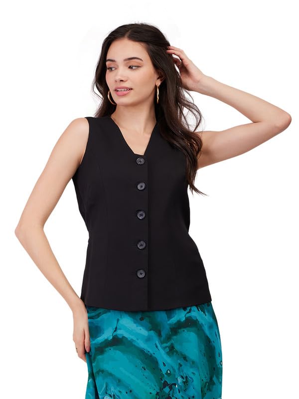 fablestreet Placket Detail Formal Waistcoat-picture-19