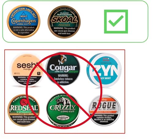 Image of Car and Truck Visor Clip Holder for Copenhagen and Skoal Dip Cans, Black