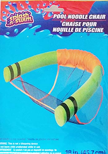A&T Designs Orange Pool Noodle Chair - Lounger Swim Raft