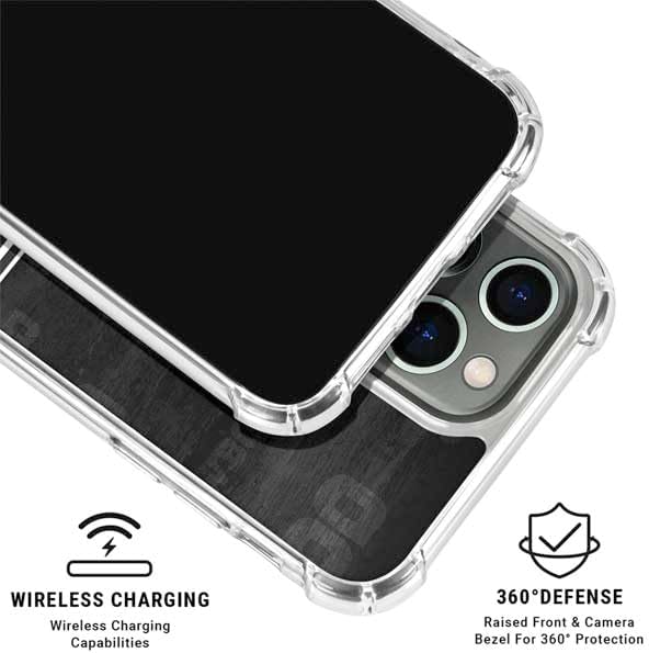 Miniatura 2 de Skinit Funda transparente compatible con iPhone 15 Pro Max, diseño oficial de los Dallas Cowboys de la NFL, color blanco y negro