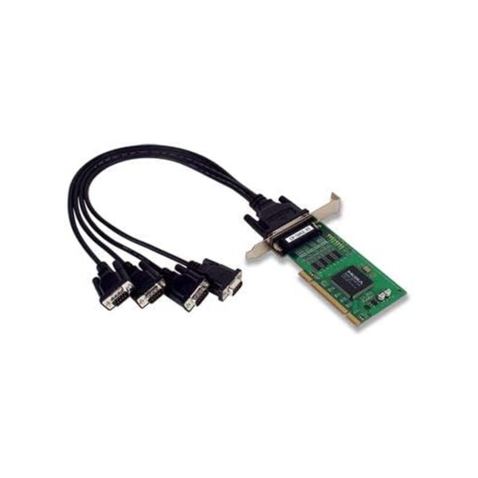 Amazon | MOXA CP-104UL-DB9M 4ポート RS-232ボード DB9オスケーブル