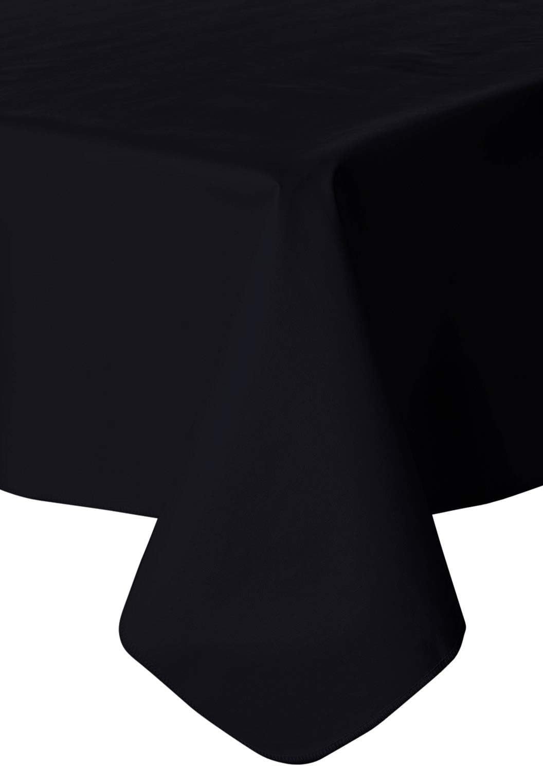 Fairfax CollectionGalaxy Heavyweight Vinyl Tablecloth, 54-Inch x 15 Yard Roll, Black