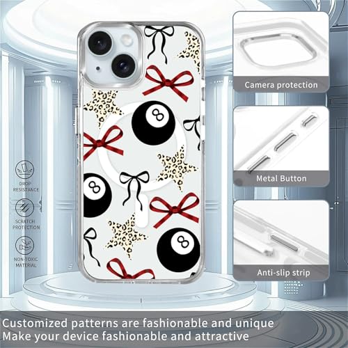 Coque iPhone 15 Plus MagSafe antichoc transparente évite les bris