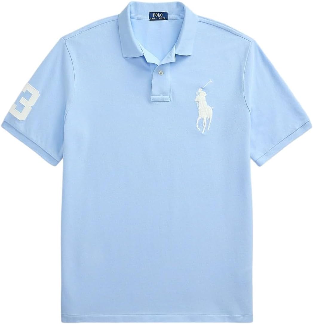 POLO RALPH LAUREN Men's Big Pony Classic Fit Mesh Polo Shirt