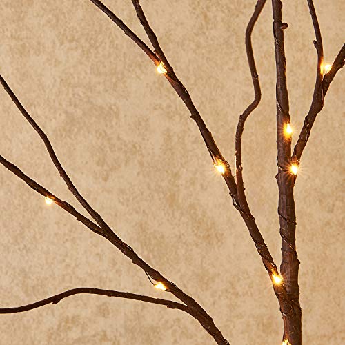 Fudios Branch Lights Plug In With Timer Willow Branches With Lights For Vase Twig 32In 150 Led Outdoor And Indoor Holiday Party Decor Mother's Day Gift #TOP5