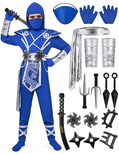 Disfraz Ninja Dragón para Niños Halloween miniatura 1