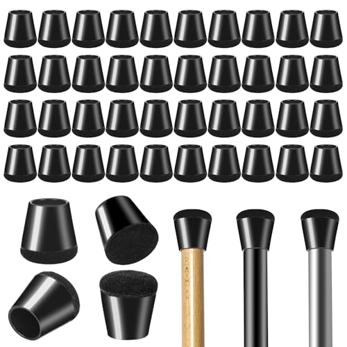 【Materiale altamente elastico】 Le protezioni per le gambe della sedia da 40 pezzi sono realizzate in materiale TPR altamente elastico, con feltro ispessito sul fondo, resistente all'usura, antiscivolo e durevole. Rispetto ai cuscinetti piatti sottili, può proteggere meglio il pavimento e il protettore stesso. Il design del fondo rinforzato rende più sicuro il fissaggio delle gambe della sedia.