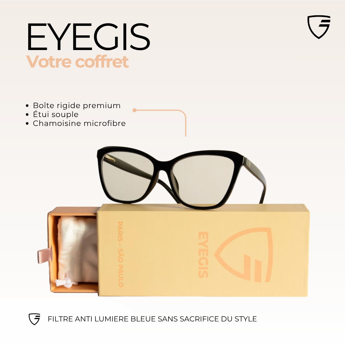 Louvre – Occhiali Anti Lumiere Blu Donna | Occhiali Occhio di Gatto Retro per Schermo Computer Donna