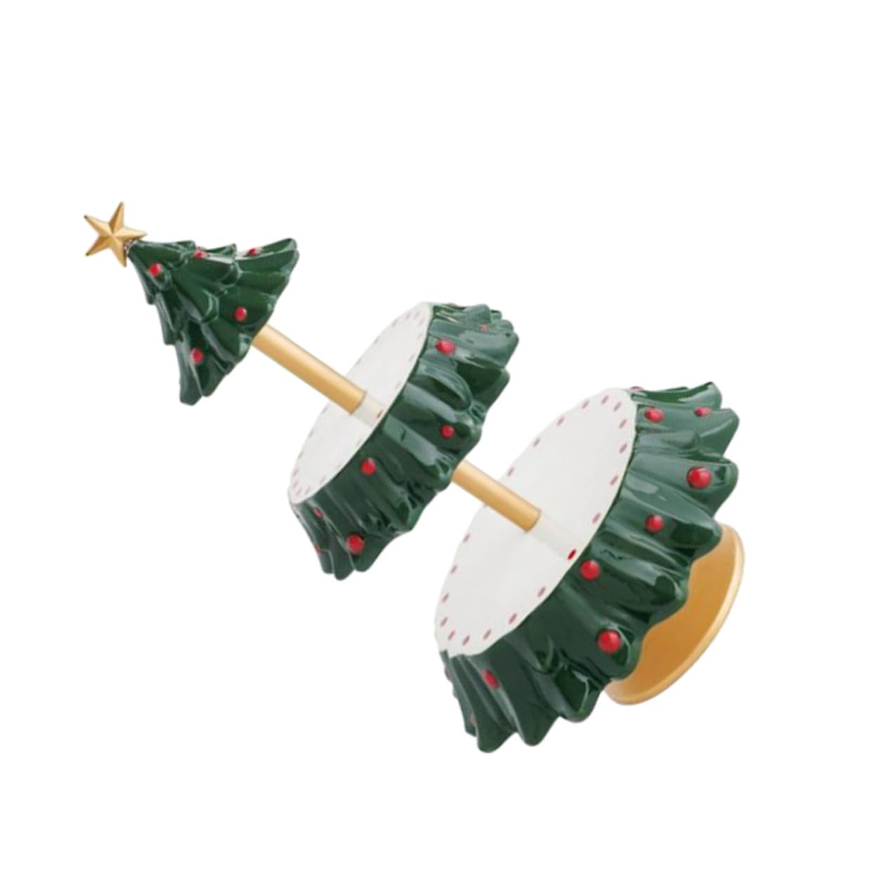 ULTECHNOVO Bandeja de Resina Navideña Diseño de Árbol de Navidad Plato para Aperitivos y Snacks Soporte Decorativo para Mesa Festiva Adecuado para Frutas y Bocadillos en Fiestas