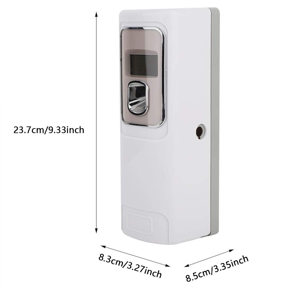 Automatic Spray Dispenser,Electric Automatic LCD Sprayfree Pump Aroma Air Fresher Dispenser Machine Automatic Spray Refill and Holder Kit for Home and Bathroom