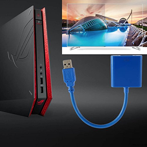 KinshopS USB 3.0 to VGA Multi-display Adapter Converter External Video Graphic Card