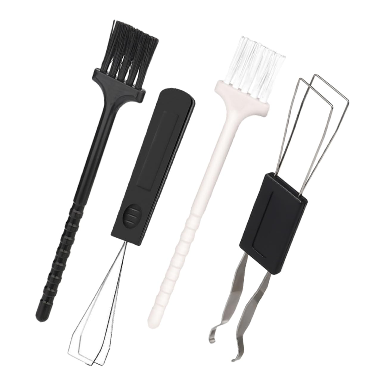 KICHOUSE 1set Keyboard Cleaning Kit Keycap Puller and Double-Ended Brush for Dust Removal from and Electronic Devices Static and Safe for Screens and Circuit Boards