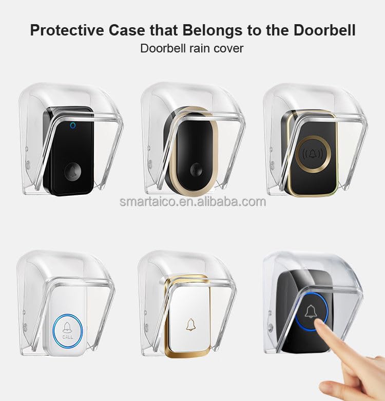 Image of Rain Proof and Dust Proof Door Bell Switch Cover, Out Door Bell Switch Plastic Cover IS55 Switch Board Cover, Electric Power Supply Protectorate or Shock Free Switch Cover
