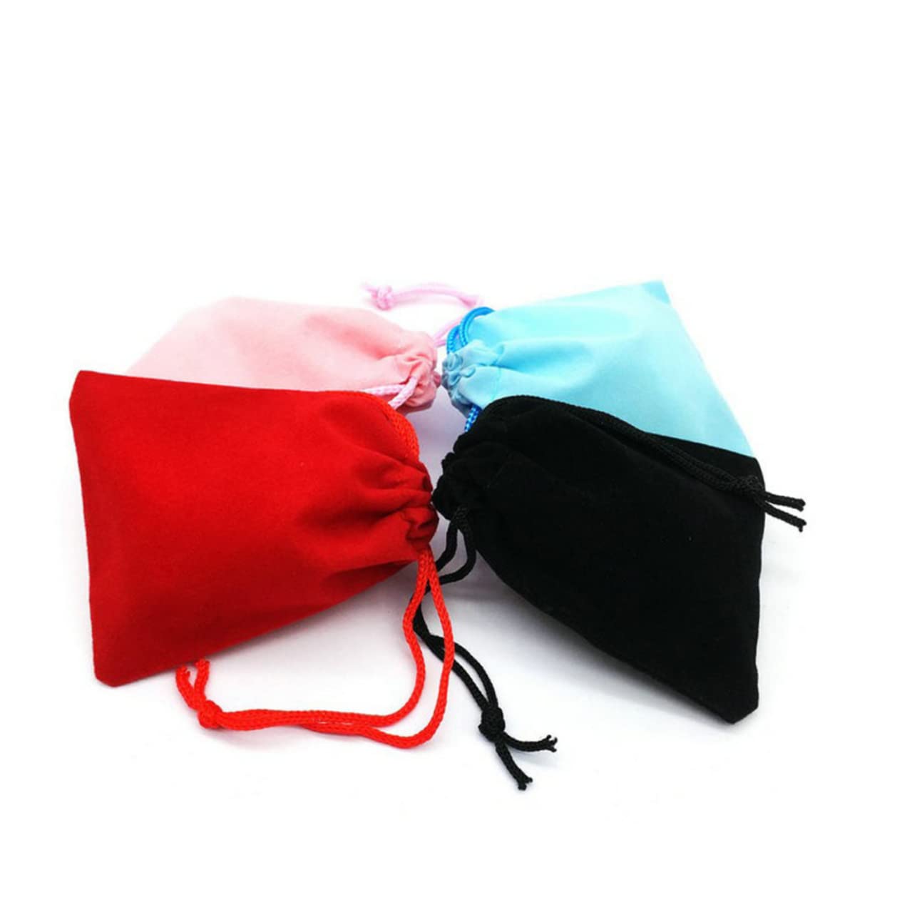 KOMBIUDA 100stücke Plush Drawstring Bags Weiche Schmuckaufbewahrungssäckchen Für Hochzeiten Und Reisen Vielseitig Einsetzbar Für Schmuck Süßigkeiten Und Mehr