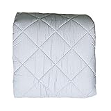 100% percale de coton Borbonese Couette lit Art. Oplà Captive en Percale de Coton Poids d\'hiver cm. 270 x 270 nacré