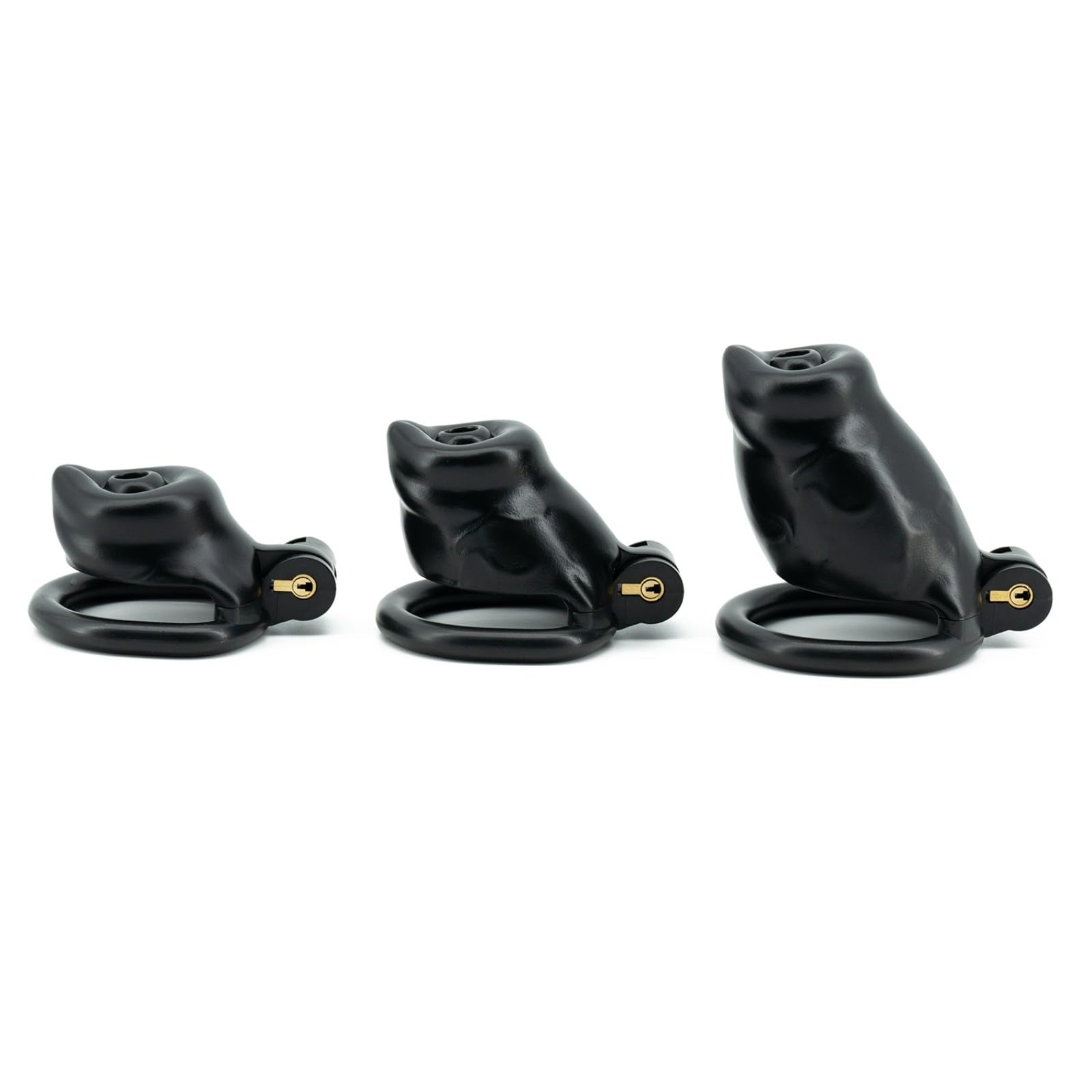 Serrure de protection en résine légère 3 modèles 5 couleurs au choix-A217 (Noir, L)