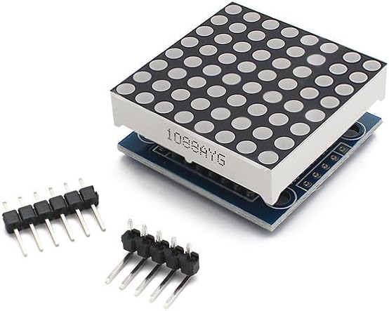 MAX 7219 Dot Matrix MCU LED 8x8 Display Module Compatible with Arduino and Raspberry Pi