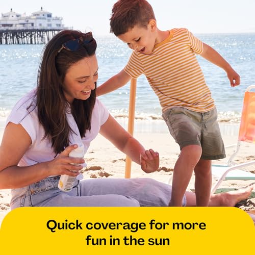 Image of Hello Bello SPF 50 Mineral Sunscreen Spray - Hypoallergenic Broad Spectrum UVA + UVB Protection - Reef Friendly & Water Resistant - 5 oz (Pack of 2)