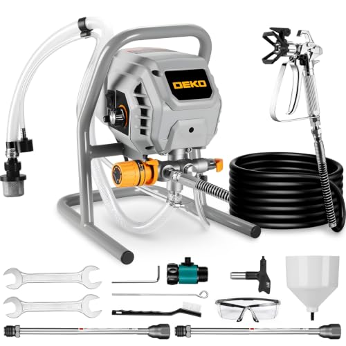 DEKOPRO 700W Stand Airless Paint Sprayer, 2900PSI High Effic...