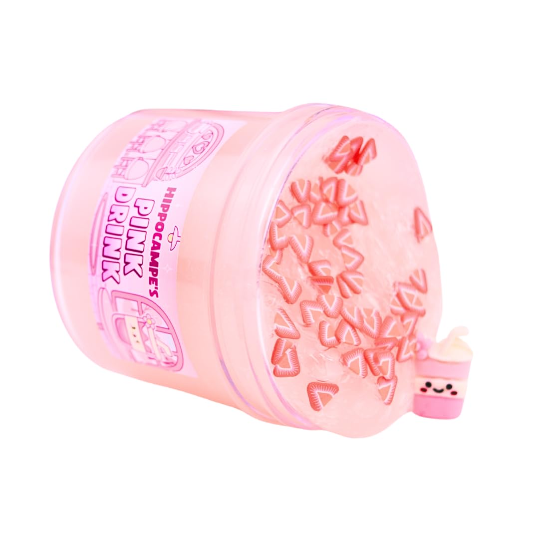 Pink Drink Slime (SCENTED) | Handmade Slime | Hippocampe Slimes (4OZ)