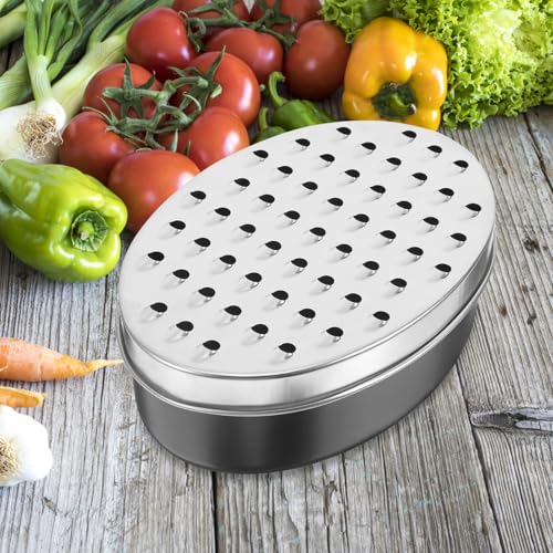 Rallador Ovalado Doble Cara con Contenedor Ciieeo miniatura 5