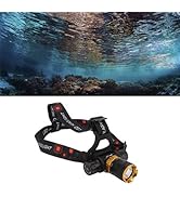 BigKing LED-Taschenlampe, Unterwasser-Taschenlampe, 5000 lm, 5 Leuchtmodi, Fülllicht...