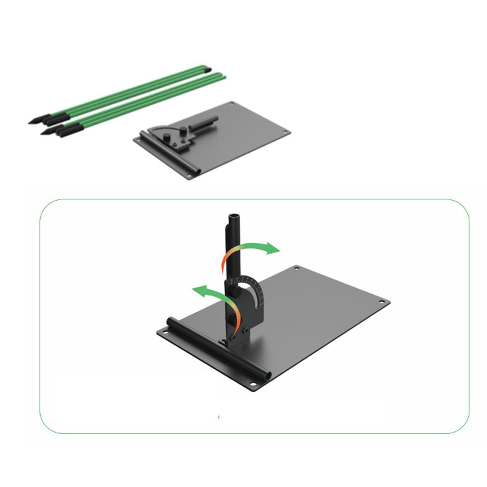 Trainer swing plano golf Práctica Ajustable Y Portátil