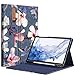 Produktbild Fintie Hülle für Samsung Galaxy Tab S8 11 Zoll 2022 /S7 11 Zoll 2020, Multi-Winkel Betrachtung Folio Schutzhülle mit S Pen Halter Dokumentschlitze Auto Schlaf/Wach, Blühender Hibiskus