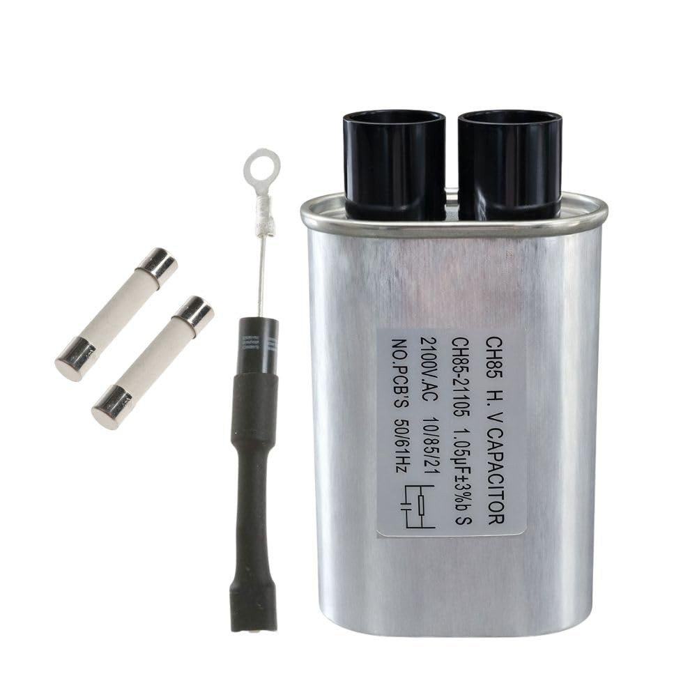 Condensateur micro-ondes 1,05 mfd compatible avec W10850446 W11256462 et 13QBP21105
