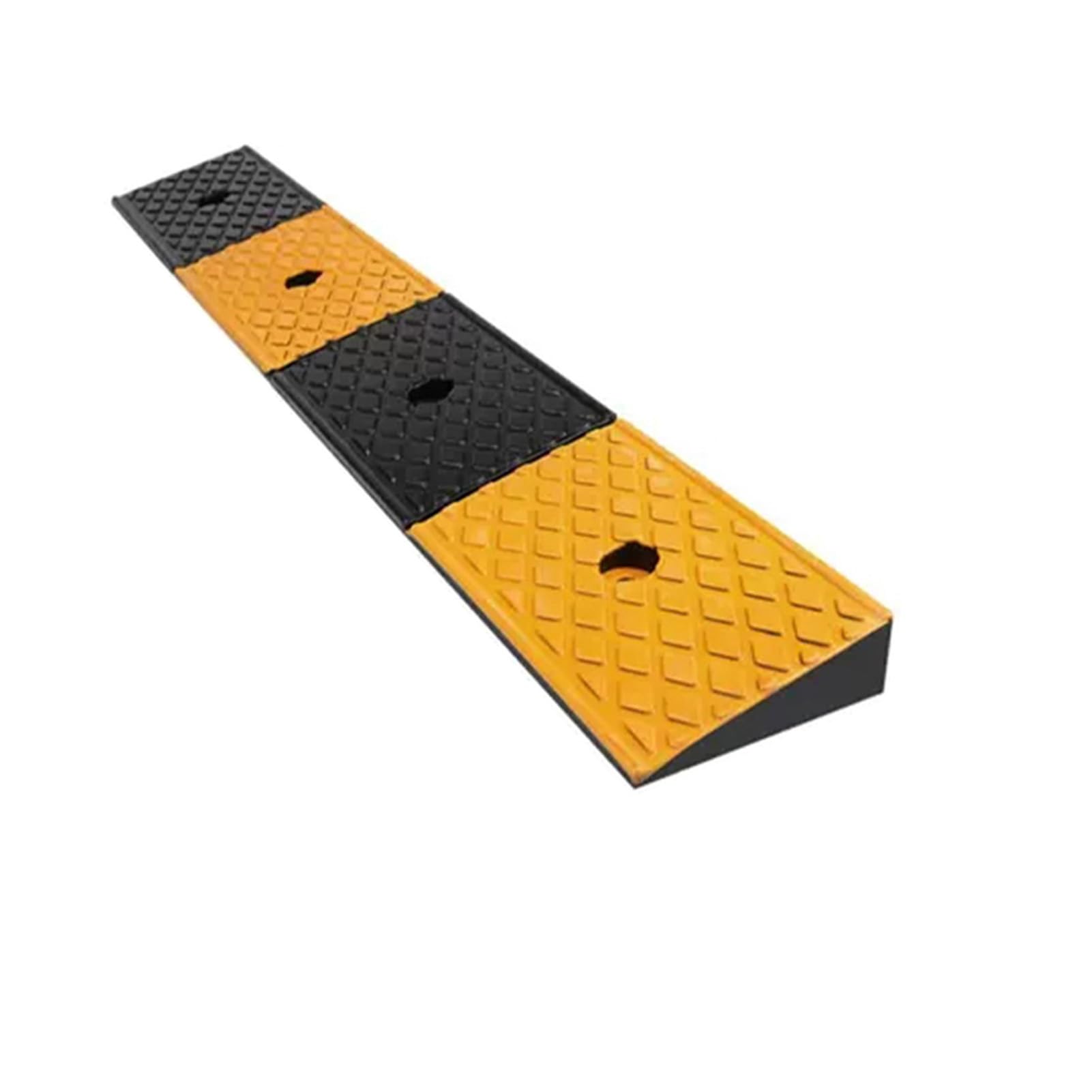 TYYCKJ Road Humps Bumps for Saftey Combinable,Heavy-Duty Rubber Speed Humps,Ga Humps for Asphalt Concrete Gravel Driveway(100x15x4cm)