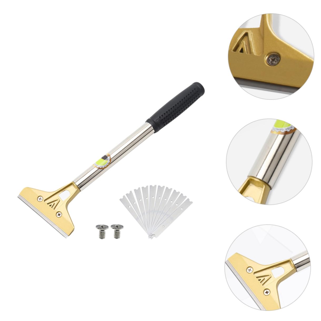 Raspador de Vidrio Pequeño de Acero Duradero Herramienta Manual para Limpieza de Azulejos y Eliminación de Adhesivos Adecuado para Cocina y Baño Raspador de Lechada Profesional
